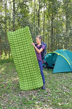 Надувной спальный коврик каремат "WanderLite" 198x71x6.5см, Bestway 69616 BW