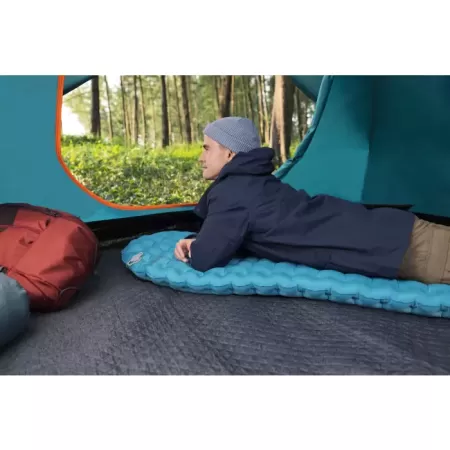 Надувной спальный коврик каремат "AlpineLite Insulated Regular Mummy" 183x51x7.5см, Bestway 69612 BW