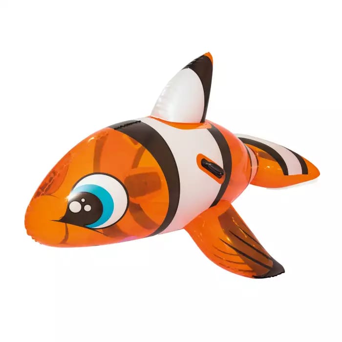 Надувная игрушка-наездник "Рыба-клоун" с ручками, 157х94см, Bestway 41088 BW