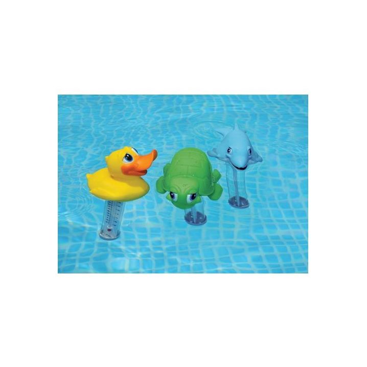 Термометр-игрушка "Дельфин" для измерения температуры воды в бассейне (K785BU/6P), KOKIDO AQ12220