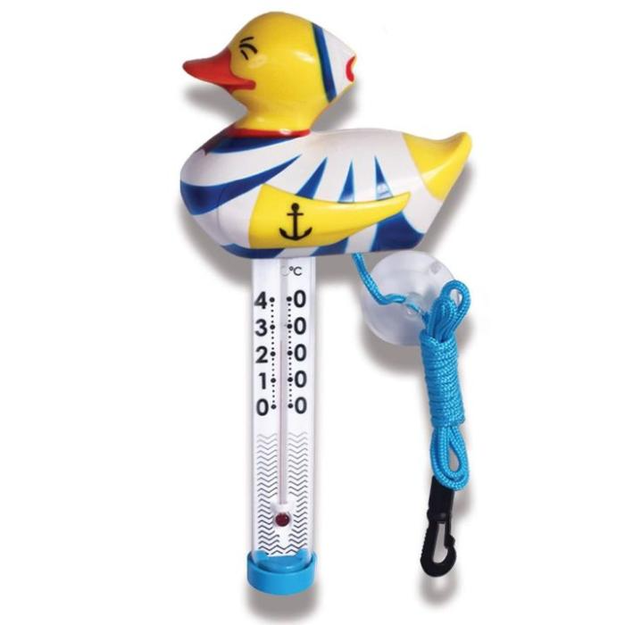 Термометр-игрушка "Утка - Моряк" для измерения температуры воды в бассейне (TM08CB/18), KOKIDO AQ22065