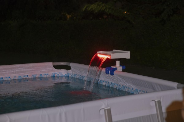 Водопад для бассейна с цветной Led подсветкой, для фильтр-насосов от 2006 до 11355 л/ч, Bestway 58619 BW