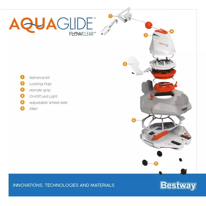 Робот-пылесос AquaGlide, Bestway 58620 BW