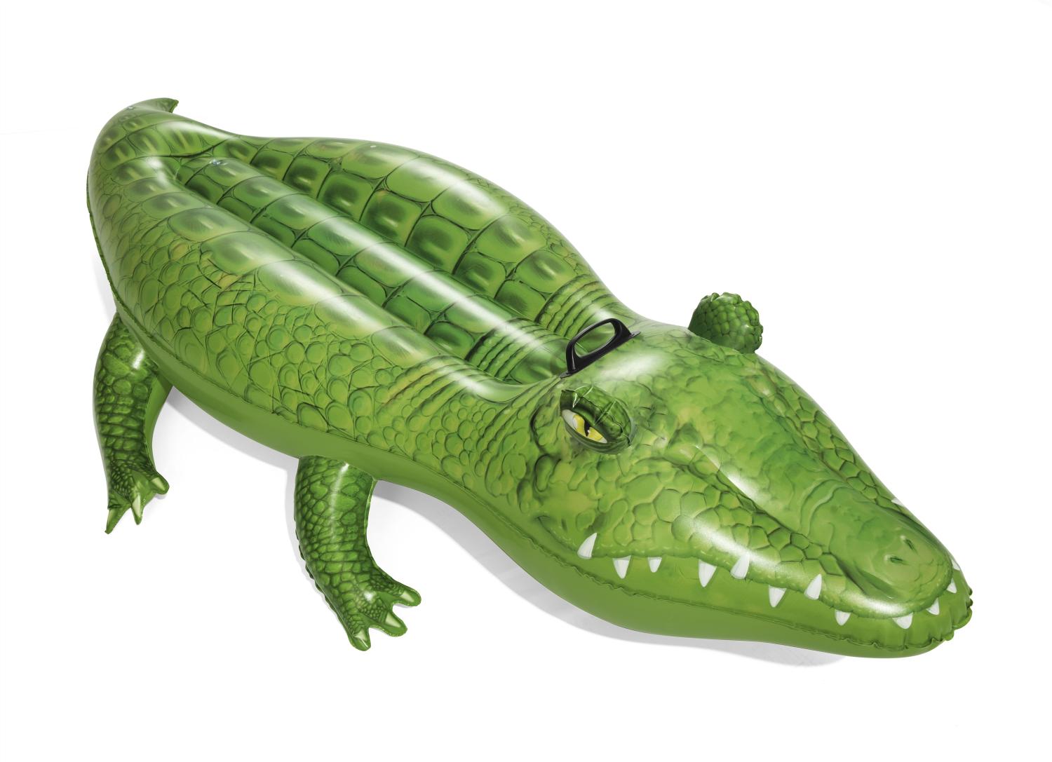 Надувная игрушка-наездник 168х89см "Крокодил" с ручкой, до 45кг, от 3 лет, Bestway 41010 BW