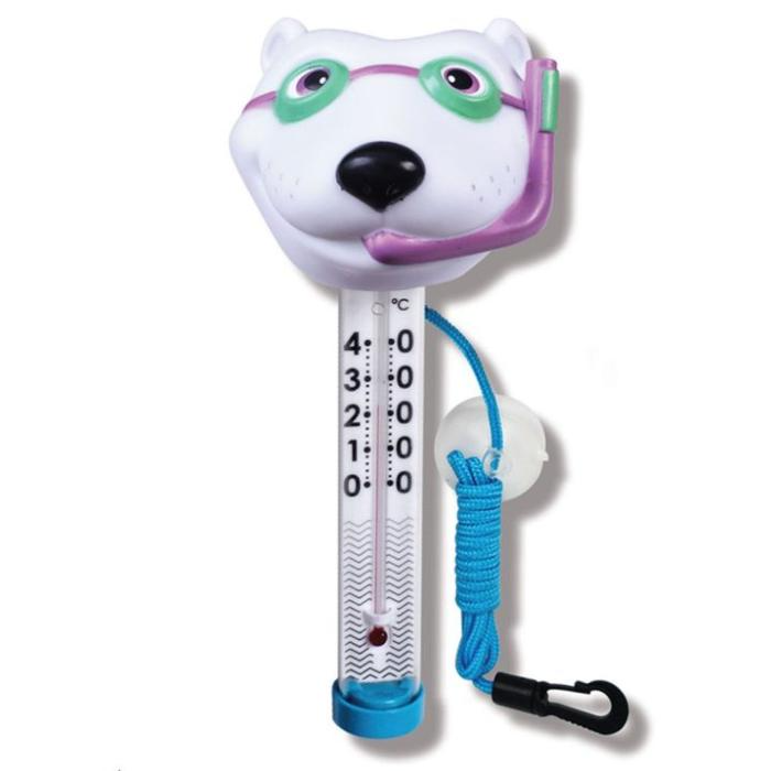 Термометр-игрушка "Белый медведь" для измерения температуры воды в бассейне (TM07DIS/C), KOKIDO AQ22062