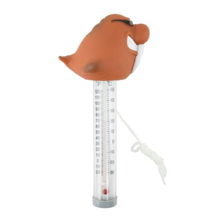 Термометр-игрушка "Морж" для измерения температуры воды в бассейне (K725DIS/6P), KOKIDO AQ15166