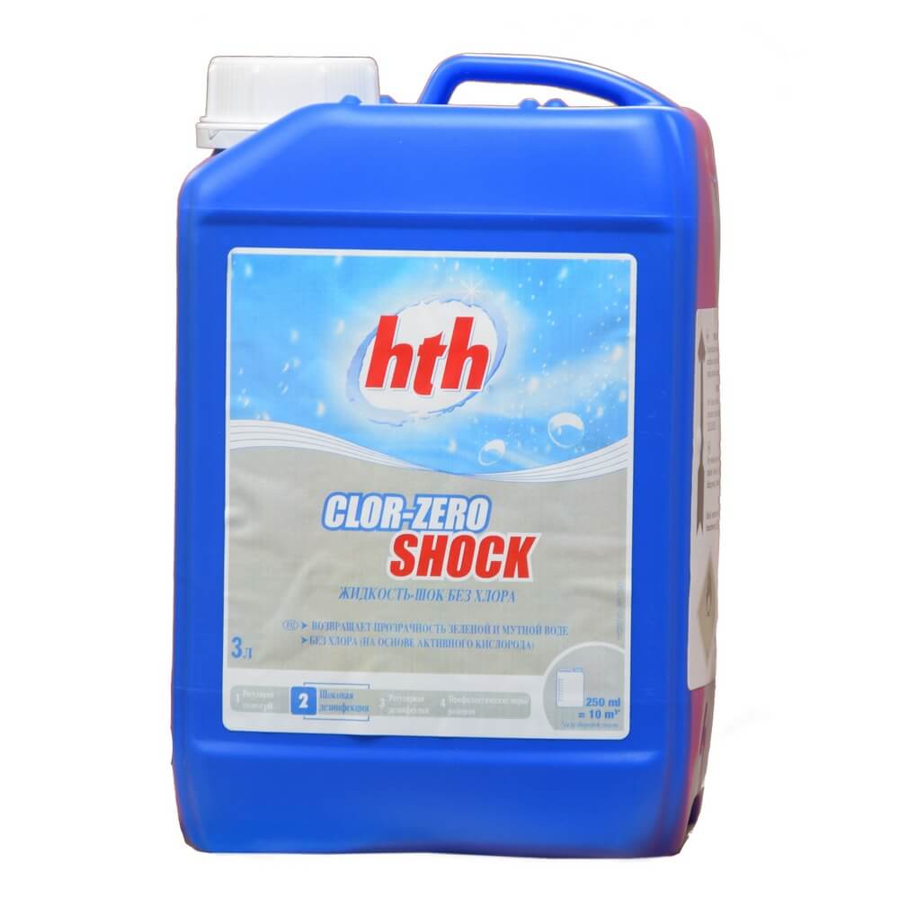 Жидкость-шок без хлора, CLOR-ZERO SHOCK, 3л, HTH L801221HK