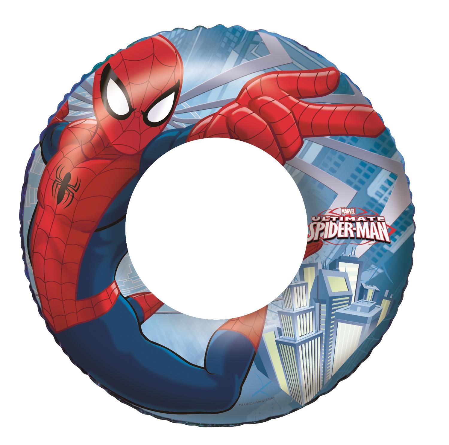 Надувной круг 56см "Spider-Man" 3-6 лет, Bestway 98003 BW