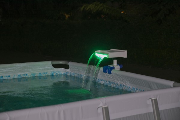 Водопад для бассейна с цветной Led подсветкой, для фильтр-насосов от 2006 до 11355 л/ч, Bestway 58619 BW