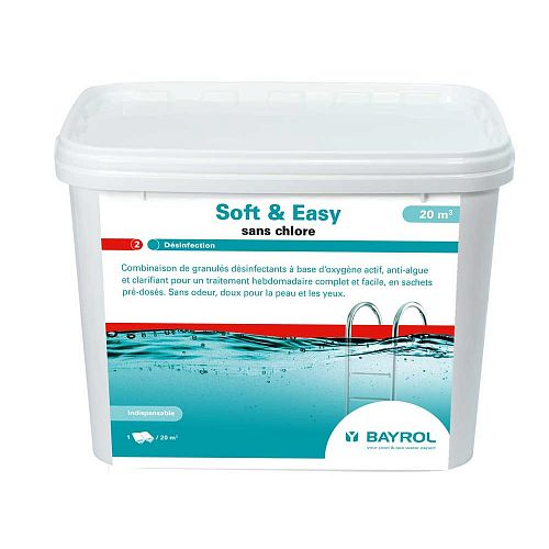 СОФТ & ИЗИ (Soft and Easy), 4,48 кг ведро, бесхлорное средствово дезинфекции и борьбы с водорослями, Bayrol 4599213