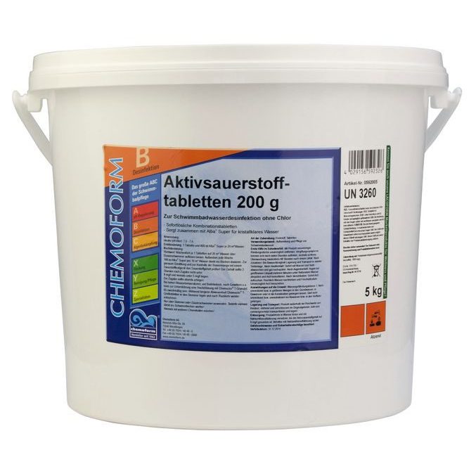 Аквабланк О2 Таблетки (200 г), 50 кг, Chemoform 0592050