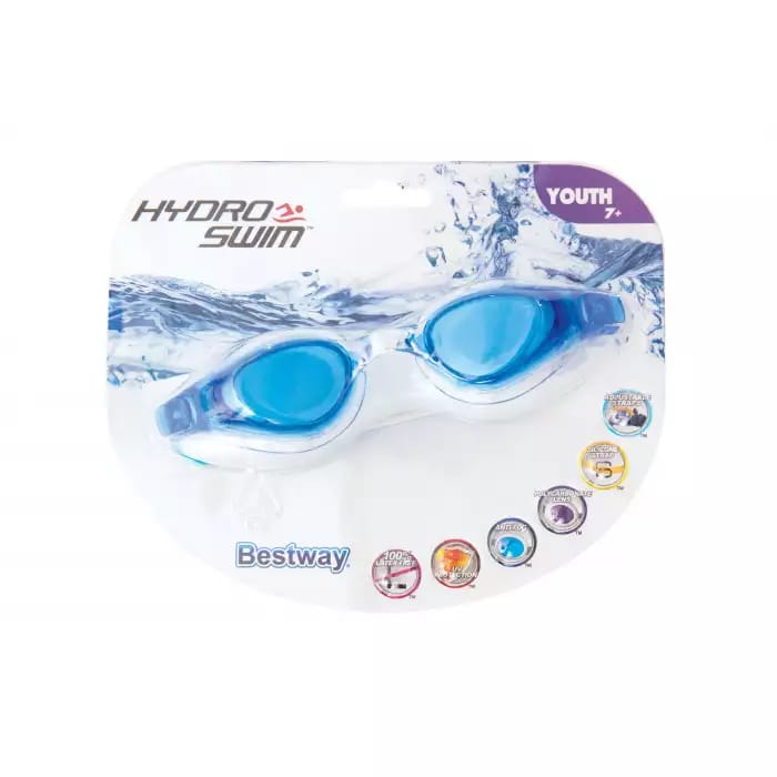 Очки для плавания Wave, три цвета, от 7 лет, Bestway 21068 BW