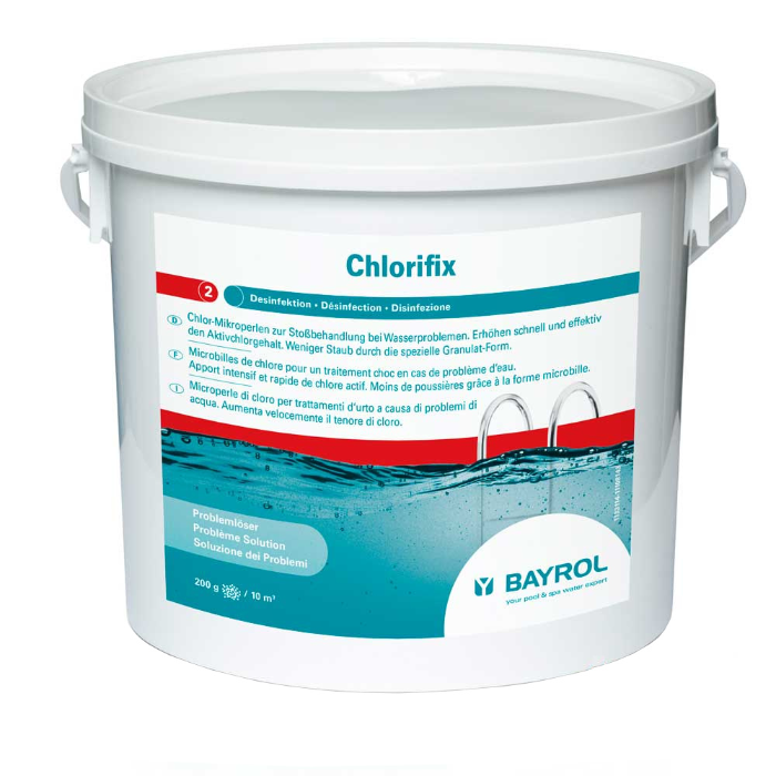 ХЛОРИФИКС (ChloriFix), 5 кг ведро, гранулы, быстрорастворимый хлор для ударной дезинфекции воды, Bayrol 4533114