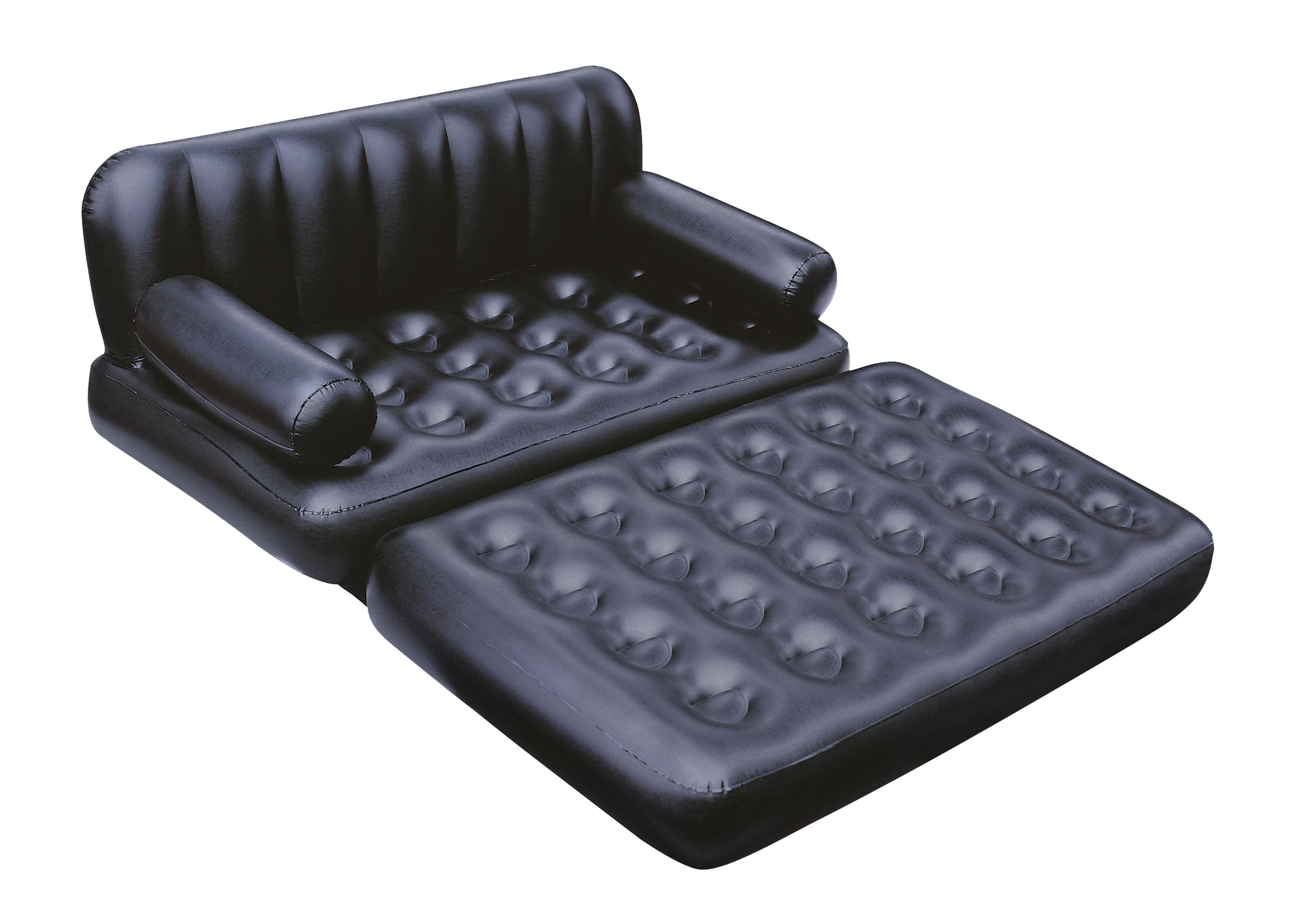 Надувной диван-трансформер Double 5-in-1 Multifunctional Couch 188х152х64 см (черный)без насоса, Bestway 75054BWу