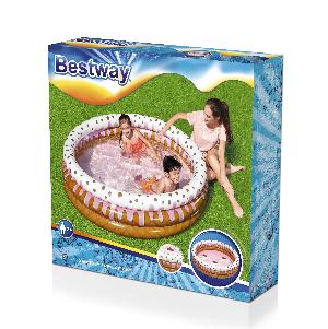 Детский надувной бассейн 160x38см "Праздник мороженого" 390л, от 2 лет, Bestway 51144 BW