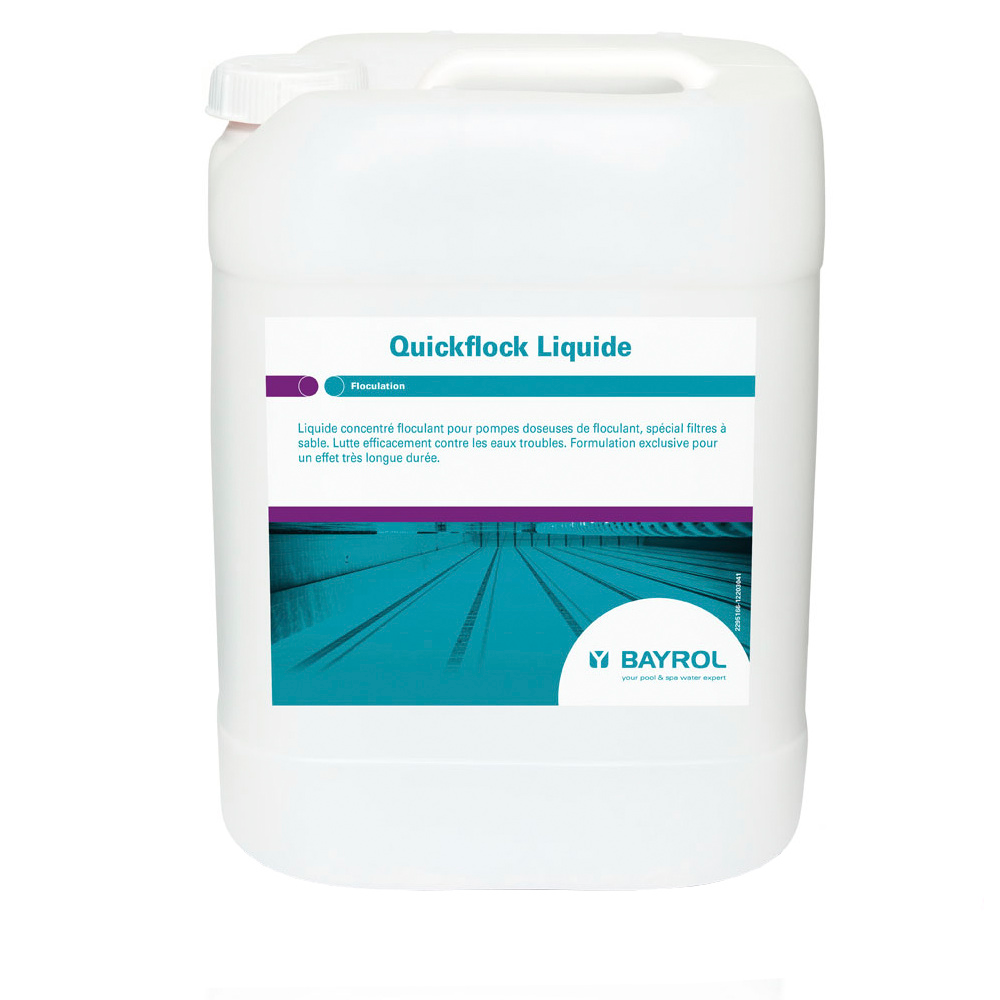 КУИКФЛОК (Quickflock), 20 л канистра, жидкость для удаления мелких частиц грязи из воды, Bayrol 4595127