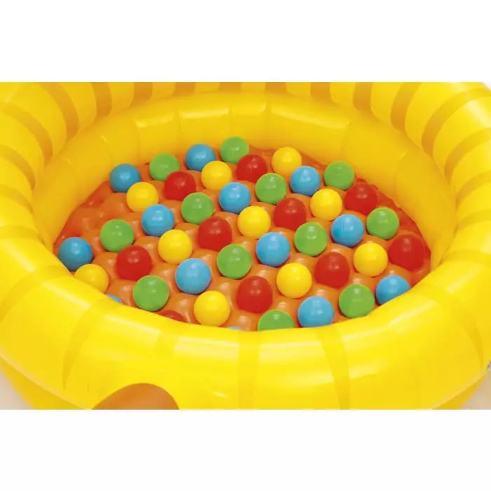 Детский надувной бассейн 111x98x61.5см "Львенок" с мячами (50шт), от 2 лет, Bestway 52261 BW