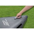 Надувная байдарка "Surge Elite X2 Kayak" 382x94х42см, алюм.весла 230см 2шт, насос 62086, до 180кг, Bestway 65144 BW