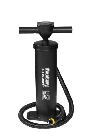 Надувная лодка "Caspian" 230х130х33см с жёстким дном, вёсла 145см, насос, транец, до 258кг, Bestway 65046 BW