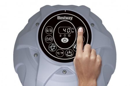 СПА-бассейн 132/180х66см "Miami AirJet" 669л, круглый, аэромассаж, Bestway 54123 BW