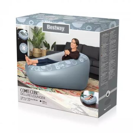 Надувное кресло 127х152х76см "Comfi Cube", Bestway 75096 BW