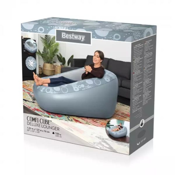 Надувное кресло 127х152х76см "Comfi Cube", Bestway 75096 BW
