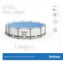 Каркасный бассейн Steel Pro Max 427х107см, 13030л, фил.-насос 3028л/ч, лестница, тент, Bestway 56950 BW