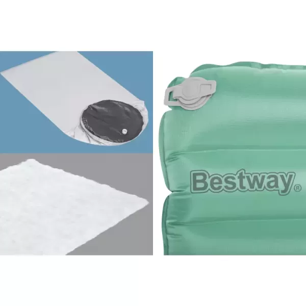 Надувной спальный коврик каремат "AdventuRest Insulated Queen" 198 x 71 x 7,5 см, Bestway 69618 BW