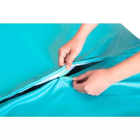 Надувной матрас-плот для плавания 200х129см с тканевым чехлом, до 90кг, Bestway 43305 BW