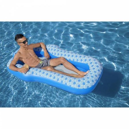 Надувной матрас-шезлонг для плавания 178х117см с сеткой, до 90кг, Bestway 43554 BW