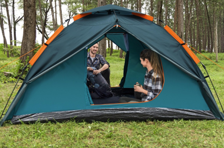 Палатка 4-местная "Alpine Dome 4 Tent" (70+210+70см)x240x138см, полиэстер 190Т, 2000мм, 110гр/м2 РЕ, Bestway 68142 BW