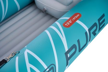 Надувная байдарка Kayak Glider-475 475x83х42см,3 весла, 3 сиденья, киль, до 230кг, Aqua Marina PA-25GD03