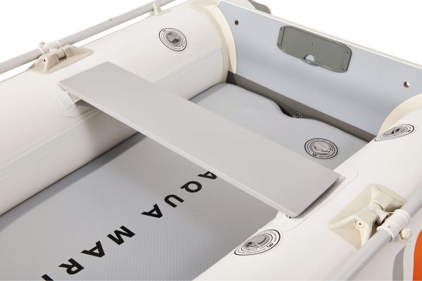 Надувная лодка "DELUXE U-TYPE 2.5m", 250х140см, алюм.вёсла, насос, сумка, до 280кг, Aqua Marina BT-UD250