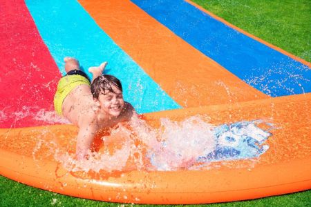 Водная дорожка 488см, четырехполосная, от 3 лет, Bestway 52323 BW