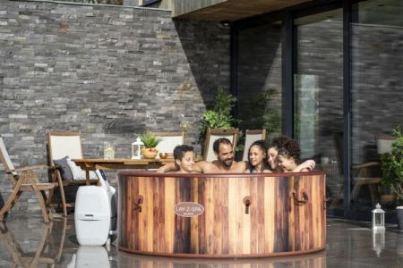 СПА-бассейн 170/180х66см "Helsinki AirJet" 1123л, круглый, аэромассаж, Bestway 60025 BW