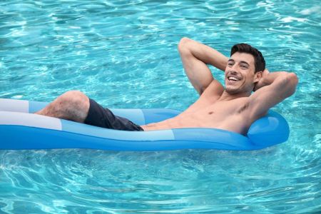 Надувной матрас-гамак для плавания 160х84см "Aqua" до 90кг, Bestway 43300 BW