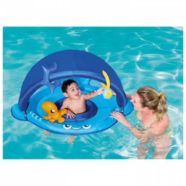 Детская лодка с сеткой и надувным козырьком 94 см, Bestway 34110 BW