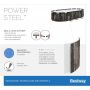 Каркасный бассейн Power Steel 732х366х122см, 25495л, фил.-насос 9463л/ч, лестница, тент, попл.-доз., Bestway 5611T BW