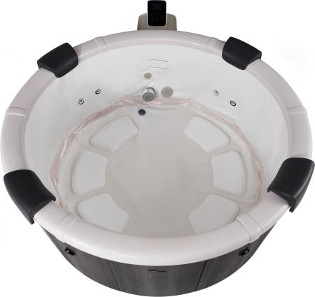 СПА-бассейн 182х70см "Denver", круглый, гидромассаж, аэромассаж.(4 коробки A.B.C.D), MSpa F-DE066W