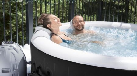 СПА-бассейн 132/180х66см "Miami AirJet" 669л, круглый, аэромассаж, Bestway 54123 BW