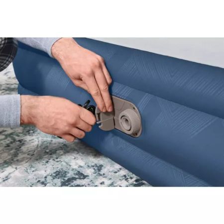 Надувная кровать 152х203х36см "Fortech Snugable Top" встр.насос 220В, до 300кг, Bestway 69135 BW