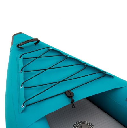 Надувной каяк "Steam-312 Versatile" 312x80см, насос, сиденье, киль, рюкзак, сумка, до 110кг, Aqua Marina ST-312