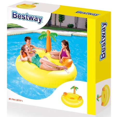 Надувной матрас-шезлонг для плавания 178см "Остров" для двоих, Bestway 43104 BW
