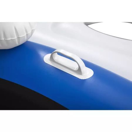 Надувной матрас-остров для плавания 199х176см (191х173х41см) для троих, с ручками и подстаканниками, Bestway 43111 BW