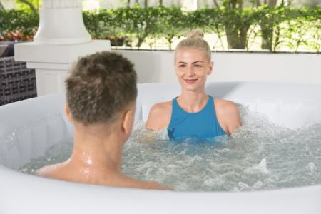 СПА-бассейн 132/180х66см "Cancun AirJet" 669л, круглый, аэромассаж, Bestway 60003 BW