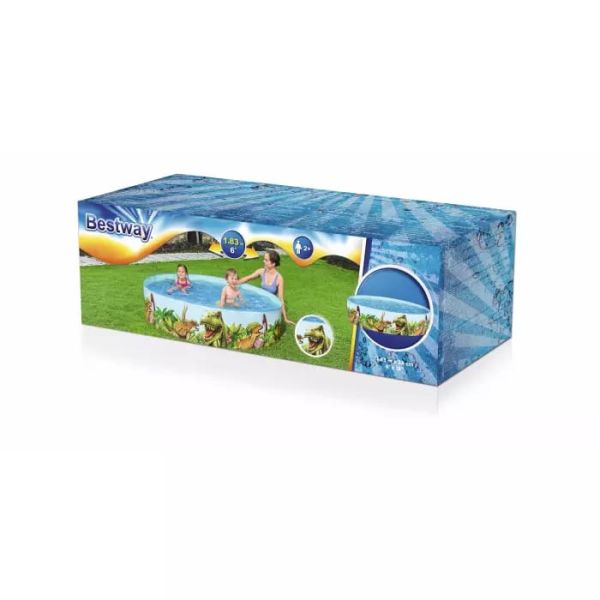 Детский бассейн 183х38см "Динозавр" 946л, от 2 лет, Bestway 55022 BW