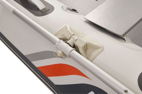 Надувная лодка "DELUXE U-TYPE 3.5m", 350х160см, алюм.вёсла, насос, сумка, до 360кг, Aqua Marina BT-UD350