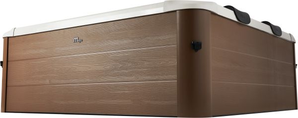 СПА-бассейн 180х180х65см "Amber Aero Plus", квадратный,  гидромассаж, аэромассаж.(4 коробки A.B.C.D), MSpa F-AM063WAP