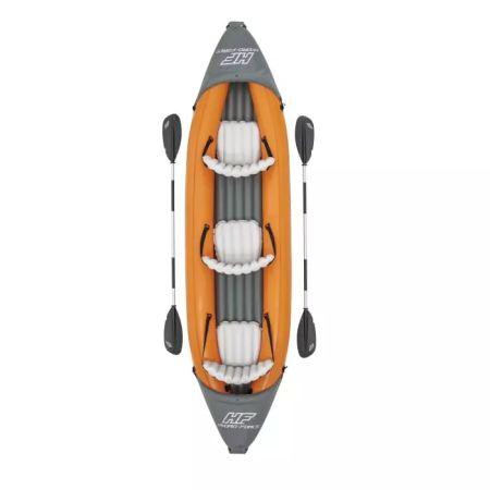 Надувная байдарка "Rapid X3" 385х100см (381х100см), алюм.вёсла 230см, насос 62086, до 250кг, Bestway 65132 BW