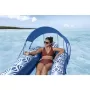 Надувной матрас для плавания 198x112см с навесом, сеткой, отсеком для хранения и подстаканником, Bestway 43732 BW
